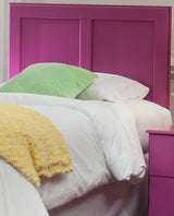 LEONE Purple 45" Height Headboard