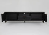 LIONGATE Black 84" Wide x 24" Height TV Stand