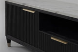 LIONGATE Black 84" Wide x 24" Height TV Stand