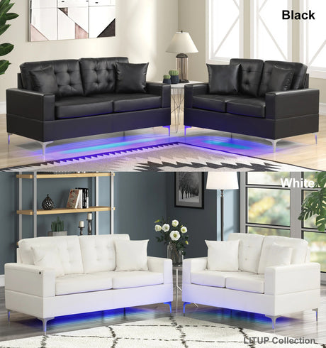 LITUP LED 20 Piece Home Furniture Package