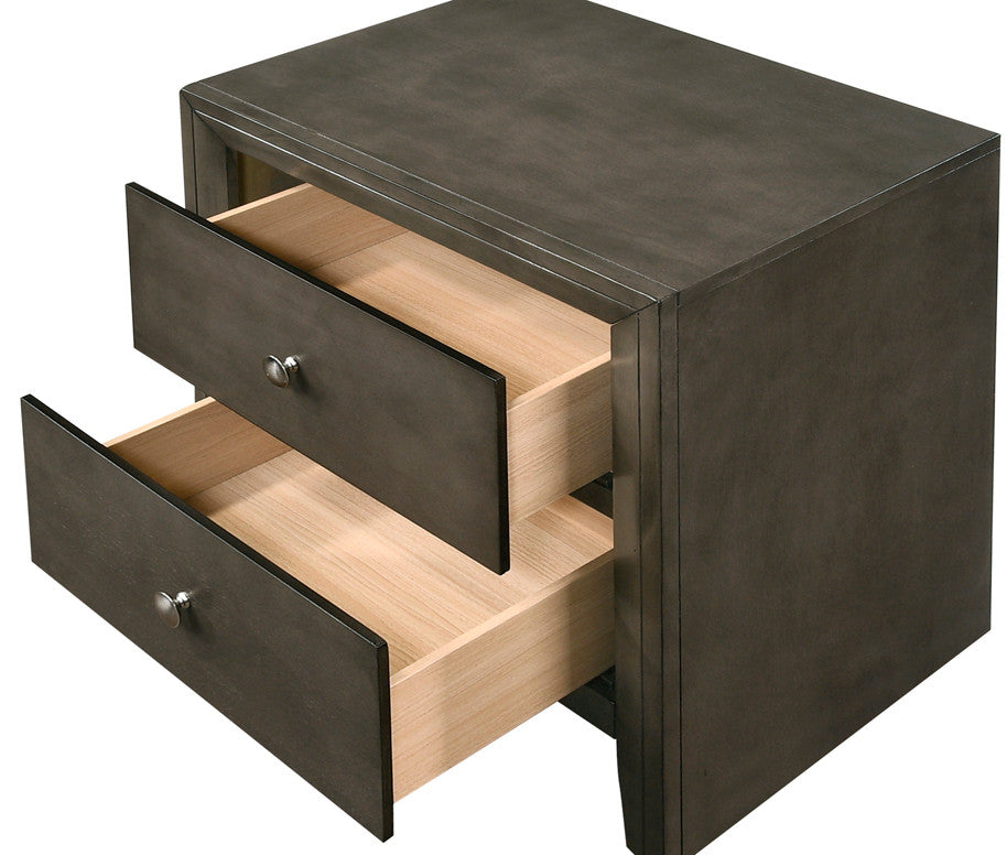 LIVINGTON Gray 22" Wide Night Stand