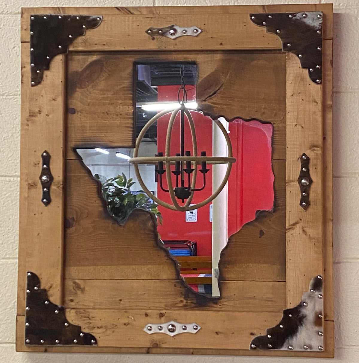 LLANOS 30" Wide Texas Wall Mirror