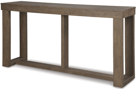 LOGAN Brown 64 Inch Sofa Table