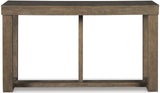 LOGAN Brown 64 Inch Sofa Table