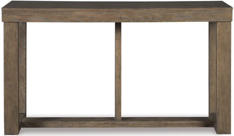 LOGAN Brown 64 Inch Sofa Table