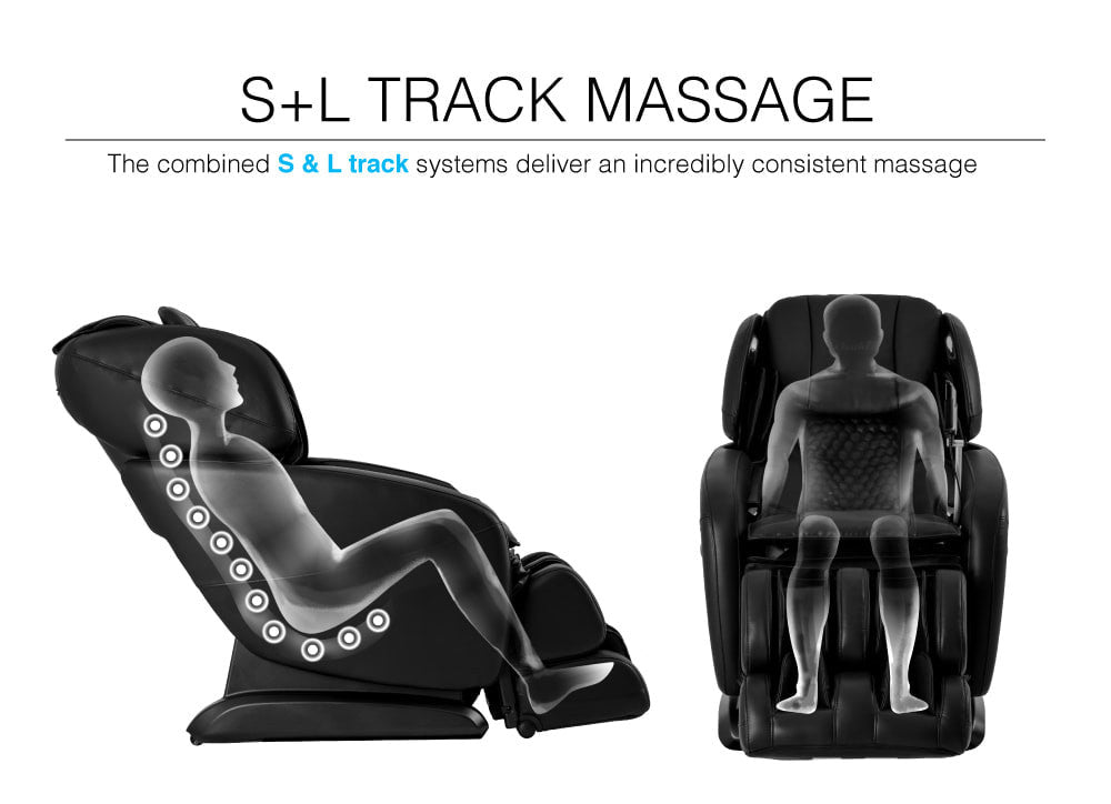 LS Pro Black Zero Gravity Heated Massage Chair