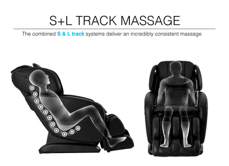 LS Pro Black Zero Gravity Heated Massage Chair