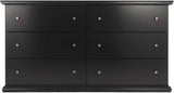 LUCIA Black 63" Wide x 34" Height Dresser