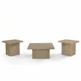 LUCILLE Latte 3 Piece Table Set