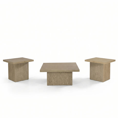 LUCILLE Latte 3 Piece Table Set