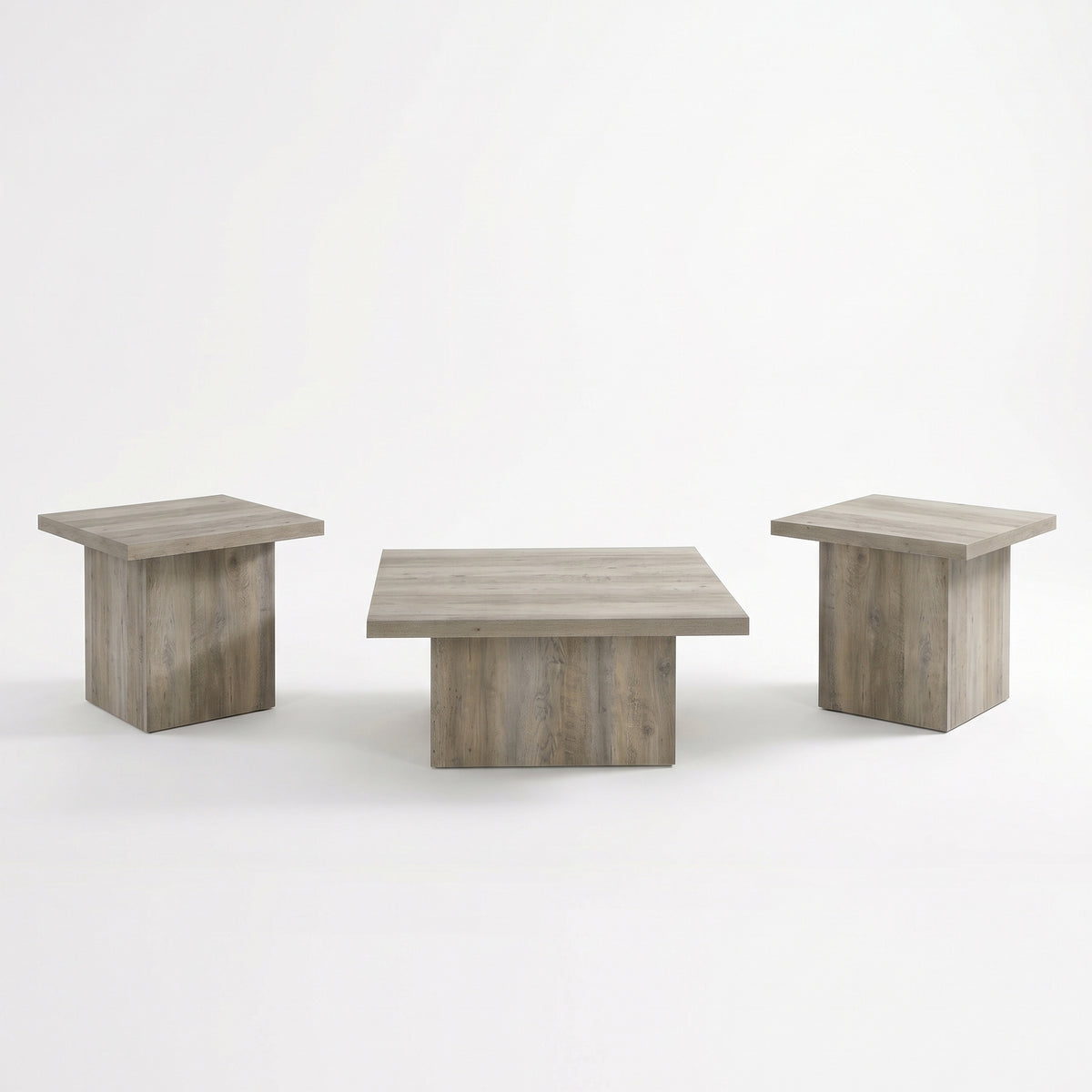LUCILLE Natural Pine 3 Piece Table Set