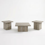 LUCILLE Natural Pine 3 Piece Table Set