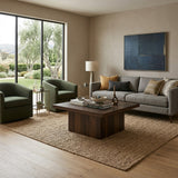 LUCILLE Dark Pine 36" x 36" Coffee Table