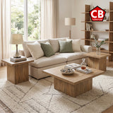 LUCILLE Mango 3 Piece Table Set