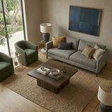 LUCILLE Dark Pine 36" x 36" Coffee Table