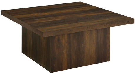 LUCILLE Dark Pine 36" x 36" Coffee Table