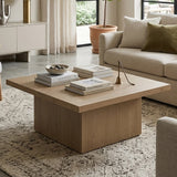 LUCILLE Latte 36" x 36" Coffee Table
