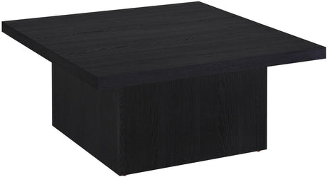LUCILLE Black 36" x 36" Coffee Table