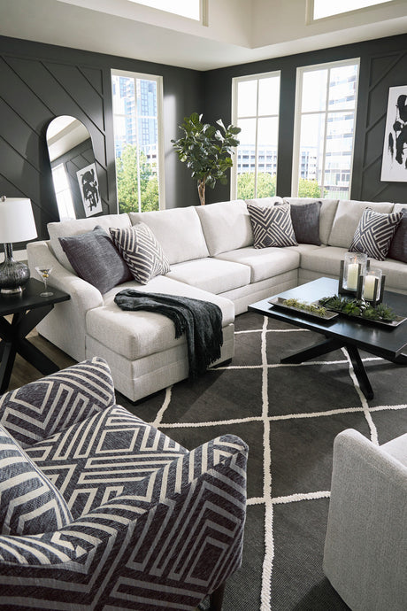 LUFKIN Charcoal 35" Wide Accent Arm Chair