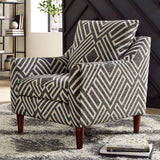 LUFKIN Charcoal 35" Wide Accent Arm Chair