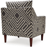 LUFKIN Charcoal 35" Wide Accent Arm Chair