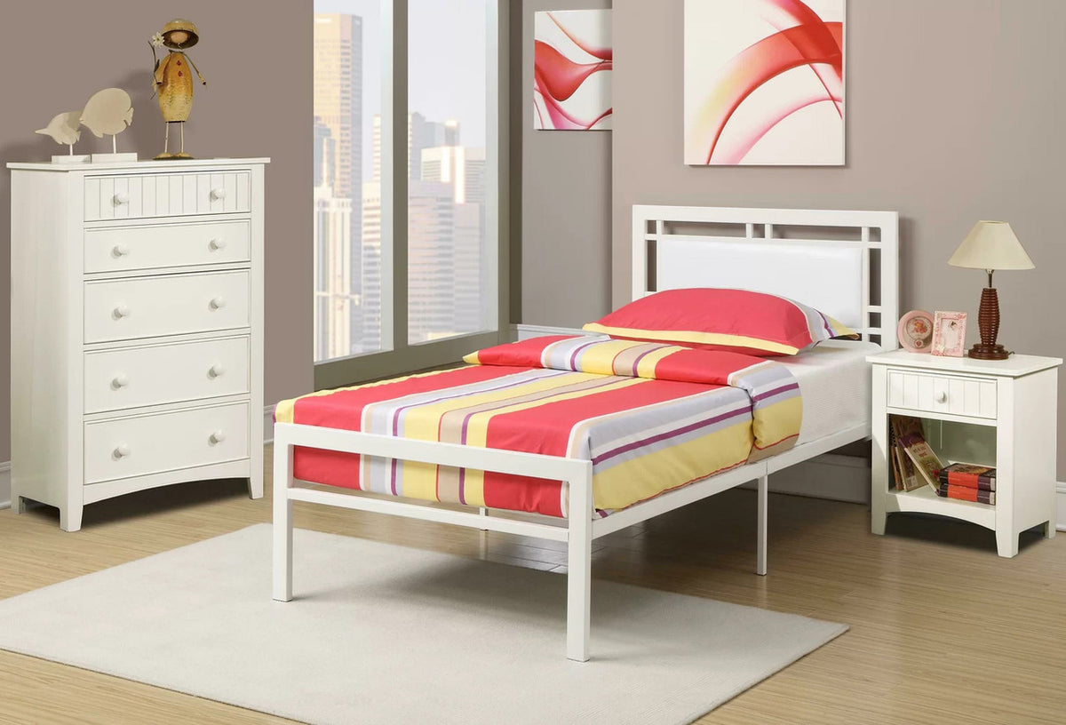 LUKAH White Bedroom Set