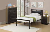LUKAH Black Bedroom Set