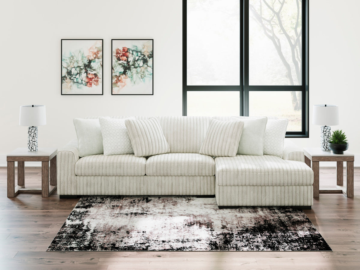 LUXEMBURG Alloy 141" x 67" Modular Sectional with Chaise