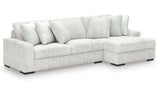 LUXEMBURG Alloy 141" x 67" Modular Sectional with Chaise