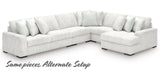 LUXEMBURG Alloy 174" x 133" Modular Sectional with Chaise