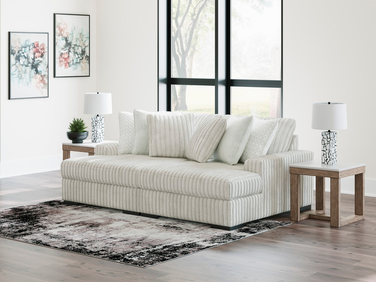 LUXEMBURG Alloy 104" Wide x 67" Depth Oversized Double-Chaise