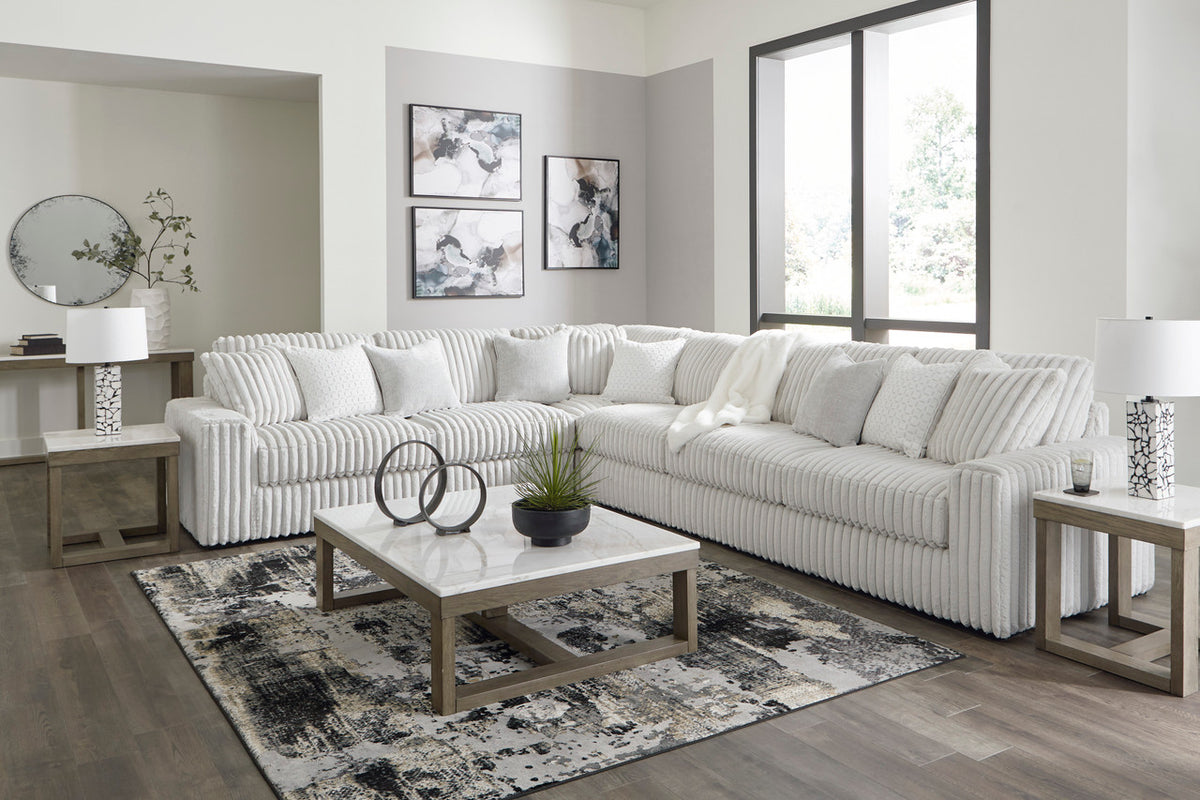 LUXEMBURG Alloy 172" x 133" Modular Sectional without Chaise