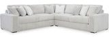 LUXEMBURG Alloy 133" x 133" Modular Sectional without Chaise