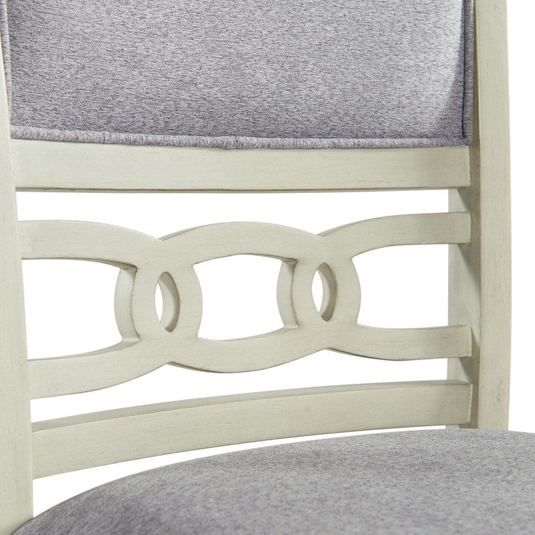 LABONZ Off-White 5 Piece Dining Set
