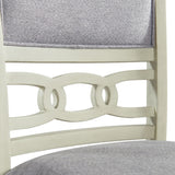 LABONZ Off-White 5 Piece Dining Set