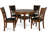 LABONZ Cherry 5 Piece Dining Set