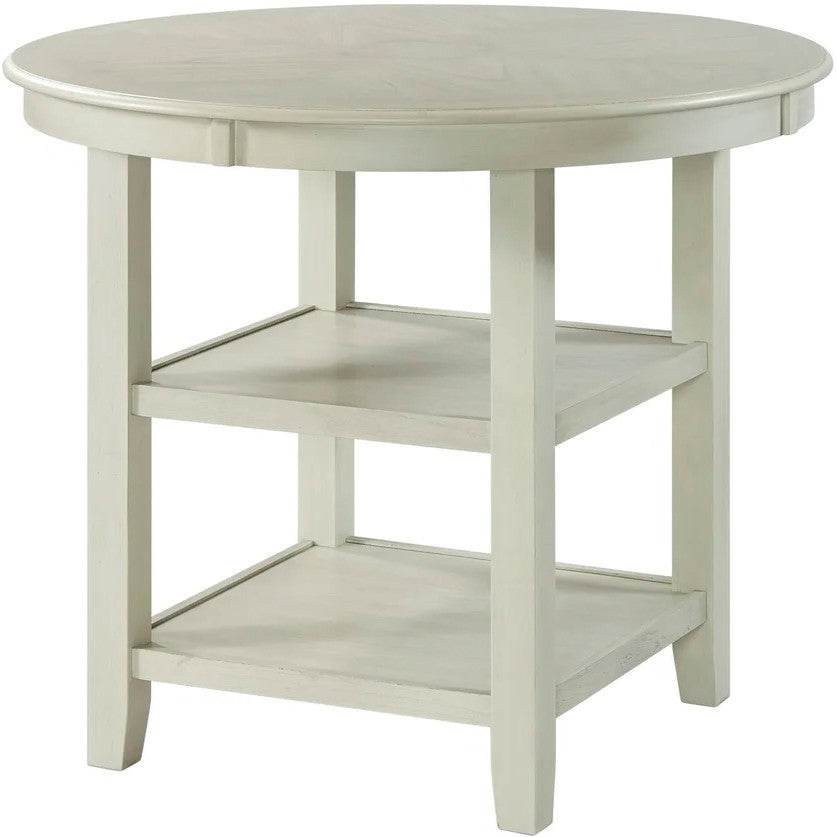LABONZ Off-White 42" Wide Counter Height Table