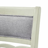LABONZ Off-White 5 Piece Counter Height Set