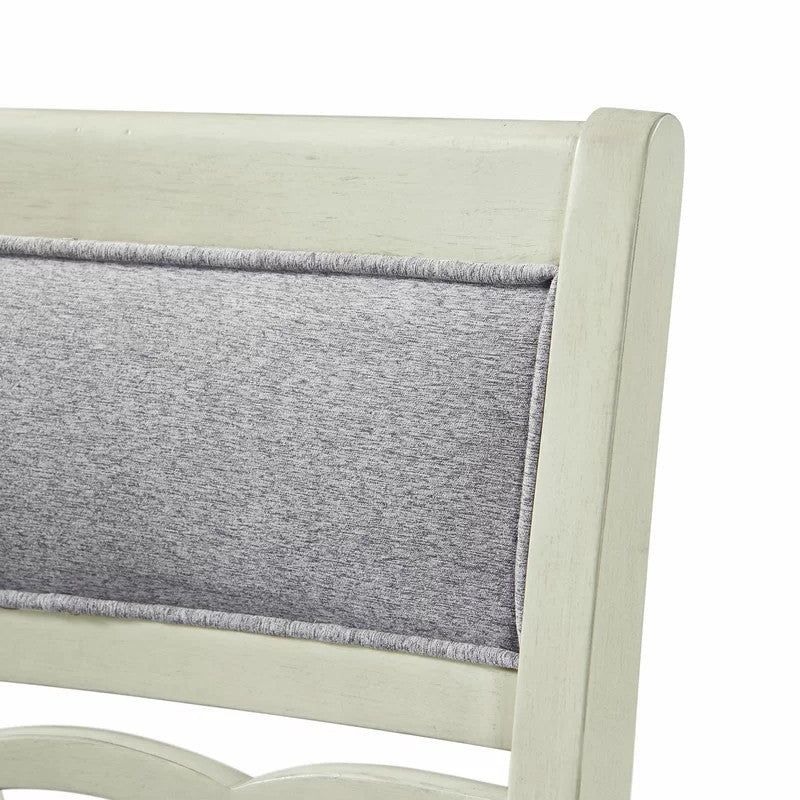 LABONZ Off-White Counter Height Chair