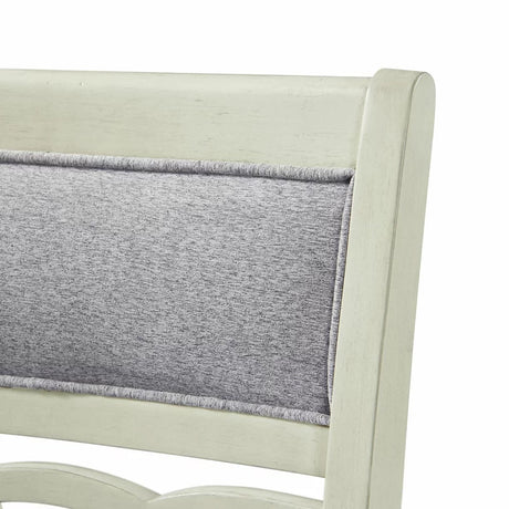 LABONZ Off-White Counter Height Chair