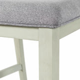 LABONZ Off-White Counter Height Chair