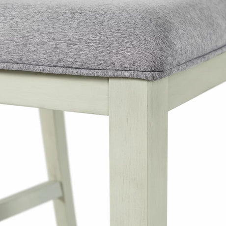 LABONZ Off-White Counter Height Chair
