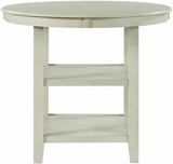 LABONZ Off-White 42" Wide Counter Height Table