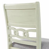 LABONZ Off-White Counter Height Chair