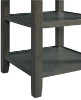 LABONZ Gray 5 Piece Fabric Counter Height Set