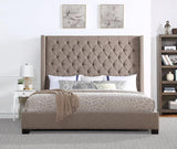 NEIL Brown Tufted Bed