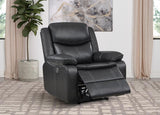 LAVINGTON Gray 39" Wide Power Recliner Chair