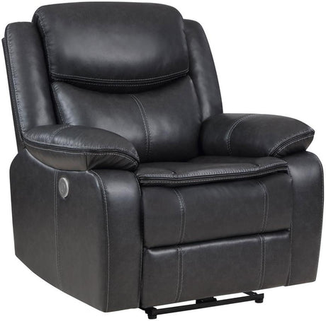 LAVINGTON Gray 39" Wide Power Recliner Chair