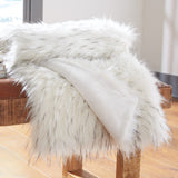 LEEM White 50" X 60" Throw
