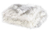 LEEM White 50" X 60" Throw